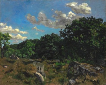 Frédéric Bazille, Landscape at Chailly