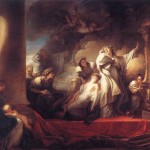 Jean Honore Fragonard, Corsesus Sacrificing Himself to Save Callirhoe